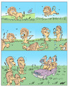 Cartoon: Lions (small) by alves tagged lions,safari,tourism