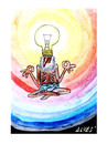 Cartoon: The enlightened (small) by alves tagged cartoon