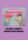 Cartoon: Beauty Salon cartoon (small) by The Nuttaz tagged beauty salon photoshop insults marriage ageing