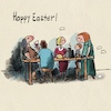 Cartoon: Happy Easter (small) by Fredjoo tagged easter
