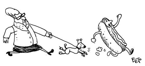 Cartoon: hot dog (medium) by beto cartuns tagged hot,dog,food