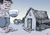 Cartoon: Neighborhood (small) by beto cartuns tagged coffee