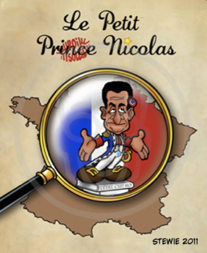 Cartoon: Le Petit Prince Nicolas Sarkozy (medium) by stewie tagged sarkozy,nicolas,prince,petit,le