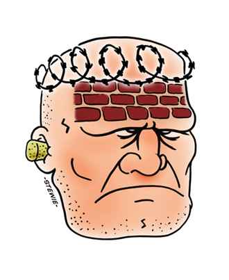 Cartoon: Mauer (medium) by stewie tagged wall,mauer