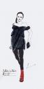 Cartoon: Marc by Marc Jacobs Fall 2008 (small) by lavi tagged fashion illustration marc jacobs 2008