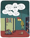 Cartoon: Ausweg (small) by SCHÖN BLÖD tagged ausweg,erhängen,verkäuferin,shoppen,einkaufen