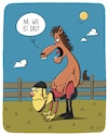 Cartoon: Reiter (small) by SCHÖN BLÖD tagged reiter,reiten,pferd,huckepack