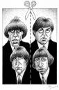 Cartoon: Dead and alive Beatles (small) by javad alizadeh tagged beatles,