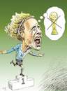 Cartoon: Forlan with no cup! (small) by javad alizadeh tagged forlan best player of world cup 2010