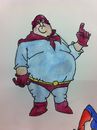 Cartoon: Fatman (small) by theshots92 tagged fatman,superhero