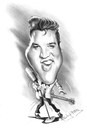 Cartoon: Elvis (small) by bpatric tagged cartoon