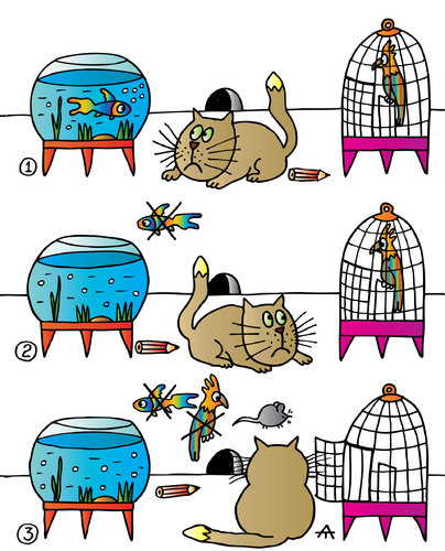 Cartoon: Cat (medium) by Alexei Talimonov tagged cat