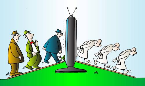 Cartoon: Media (medium) by Alexei Talimonov tagged media