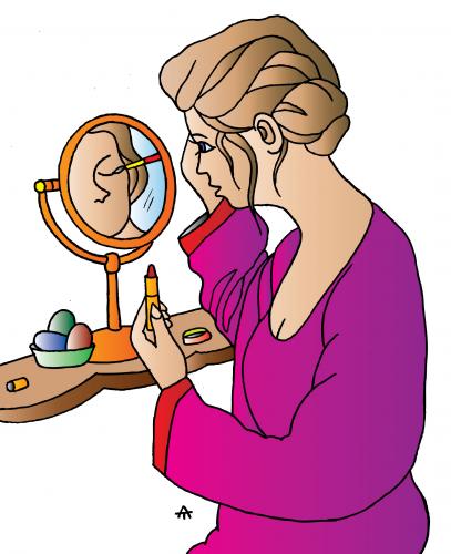 Cartoon: Mirror (medium) by Alexei Talimonov tagged mirror