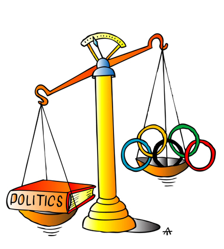 Cartoon: Politics (medium) by Alexei Talimonov tagged politics,sports