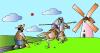 Cartoon: Don Quixote (small) by Alexei Talimonov tagged don,quixote,windmills