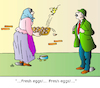 Cartoon: Fresh Eggs (small) by Alexei Talimonov tagged eggs