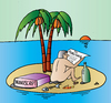 Cartoon: publisher island (small) by Alexei Talimonov tagged publisher,books,island