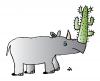 Cartoon: Rhino (small) by Alexei Talimonov tagged rhinoceros