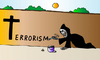 Cartoon: Terrorist (small) by Alexei Talimonov tagged terrorism