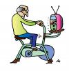 Cartoon: Trenazor i TV (small) by Alexei Talimonov tagged tv sports fitness health