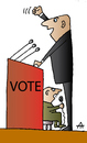 Cartoon: Vote (small) by Alexei Talimonov tagged election vote