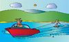 Cartoon: Water Skis (small) by Alexei Talimonov tagged water,skis