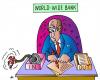 Cartoon: World Wide Bank (small) by Alexei Talimonov tagged financial,crisis,