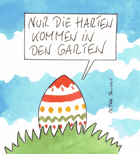 Cartoon: ostern (medium) by Peter Thulke tagged ostern,ostern