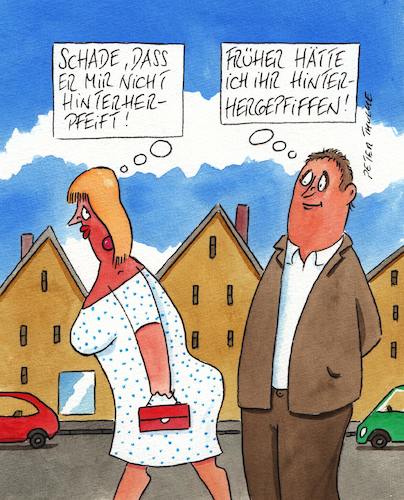 Cartoon: pfeifen (medium) by Peter Thulke tagged pfeifen,pfeifen
