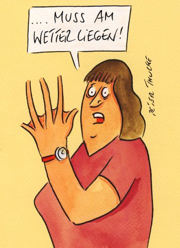 Cartoon: wetter (medium) by Peter Thulke tagged regen,wetter,sommer,regen,wetter,sommer