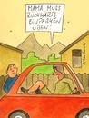 Cartoon: einparken (small) by Peter Thulke tagged auto