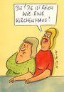 Cartoon: kirche (small) by Peter Thulke tagged kirche,geld