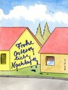 Cartoon: ostern nachbarn (small) by Peter Thulke tagged ostern