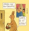 Cartoon: ostern verrückte (small) by Peter Thulke tagged ostern