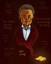 Cartoon: John Irving (small) by gilderic tagged caricature illustration portrait writer john irving american