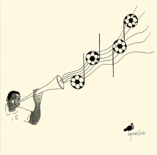 Cartoon: WORLD CUP AFRIKA (medium) by adimizi tagged spor
