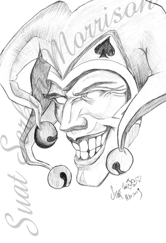 Cartoon: joker (medium) by Suat Serkan Celmeli tagged joker