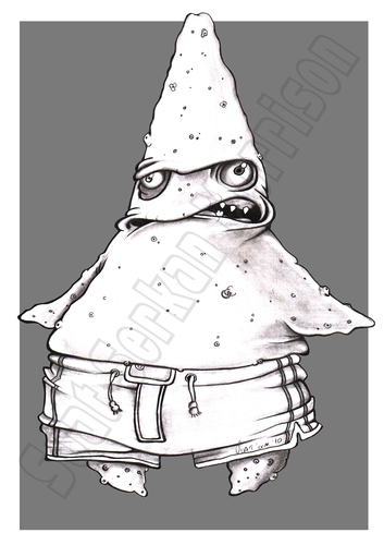 Cartoon: patrick star (medium) by Suat Serkan Celmeli tagged patrick,star