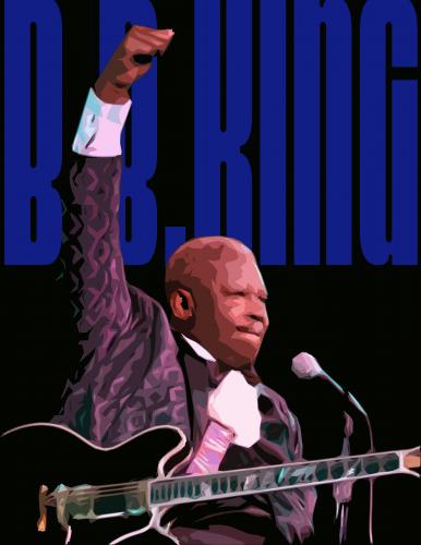 Cartoon: B B King (medium) by CARTOONISTX tagged bluesmen