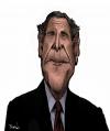 Cartoon: President Bush (small) by CARTOONISTX tagged george,bush