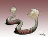 Cartoon: The Snake of Palestine (small) by CARTOONISTX tagged palestine 
