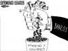 Cartoon: Exprimiendo usuarios (small) by Empapelador tagged bancos,economia