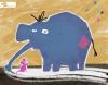 Cartoon: Blah (small) by Azurelle tagged azurelle anne pogoda elephant mouse stupid blah 