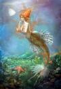 Cartoon: Mermaid Discoveries (small) by Azurelle tagged azurelle anne pogoda mermaid arielle