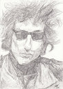 Cartoon: Bob Dylan (small) by harpo tagged bob,dylan