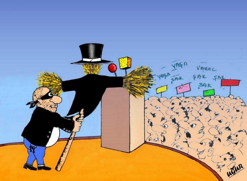 Cartoon: POLITIKACI (medium) by ugur demir tagged mmm