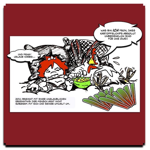 Cartoon: Lebensmittel und Skandale (medium) by Queenie tagged huhn,hühner,lebensmittel,skandal