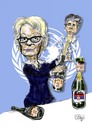 Cartoon: Carla del Ponte (small) by jean gouders cartoons tagged karadzic,del,ponte,bosnia,jean,gouders