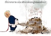 Cartoon: Shitstorm als Ablenkungsmanöver (small) by jean gouders cartoons tagged trump,epstein,scandal